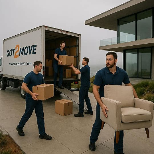 movers carrying belongings for a move in Walnut Creek